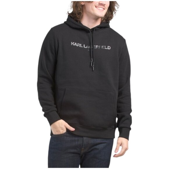 KARL LAGERFELD PARIS Logo Hoodie - Picture 1 of 3